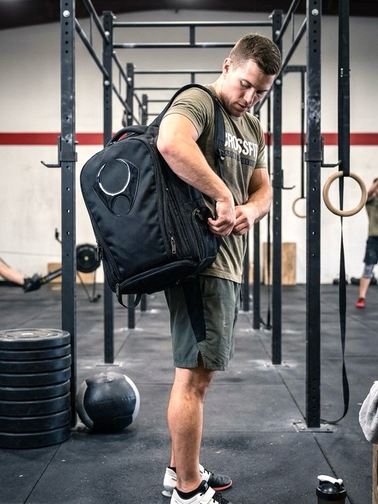 Hylete Other - HYLETE Icon Expandable Gym Backpack/Travel Duffel Bag - Stealth Black